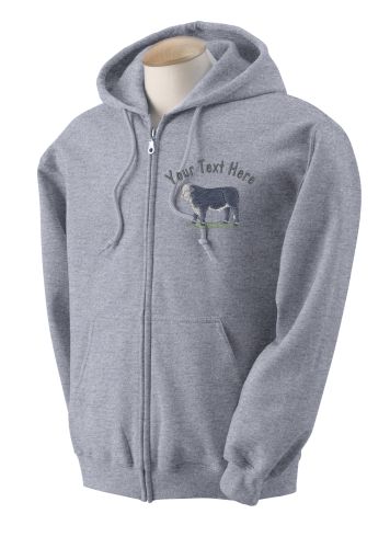 Zip Black Baldy Zip Sweatshirt